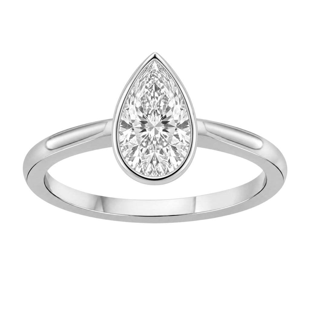 Solitaire Bezel Engagement Ring