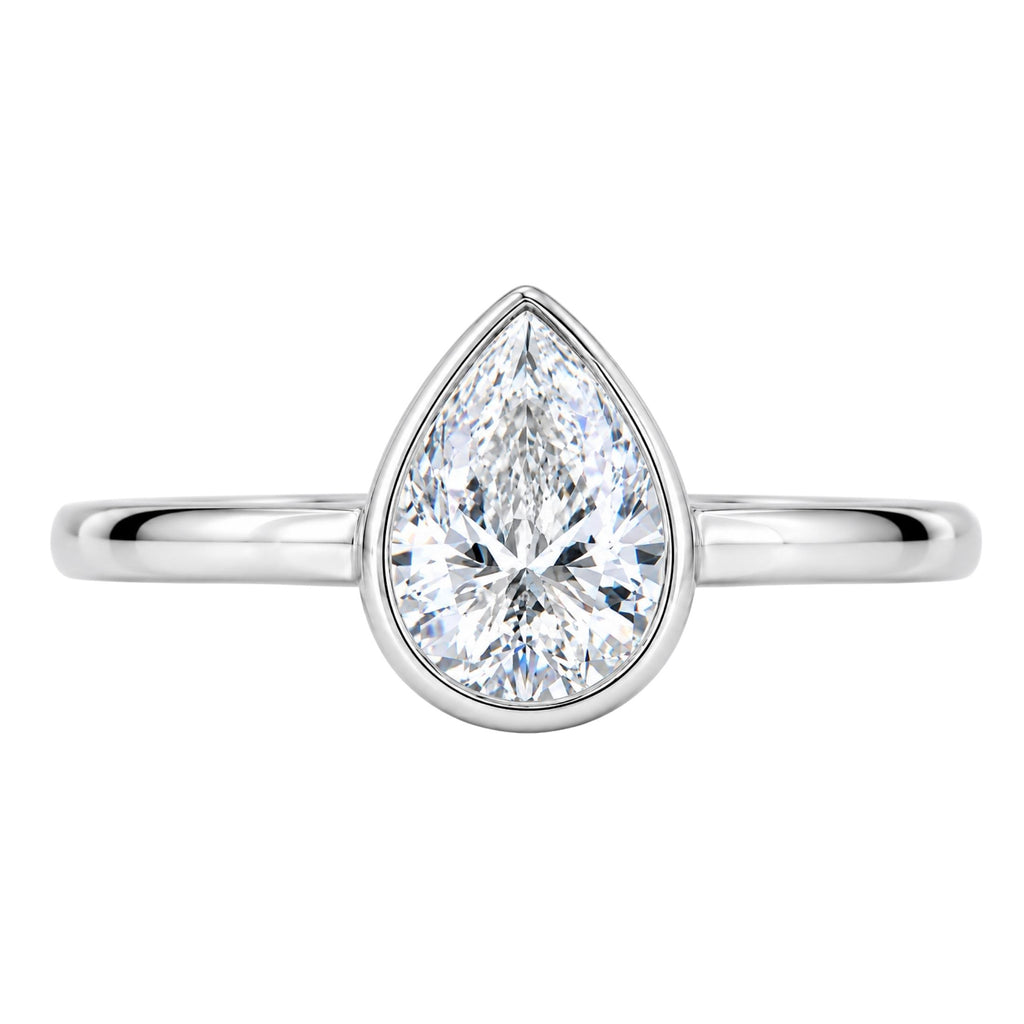 Solitaire Bezel Engagement Ring