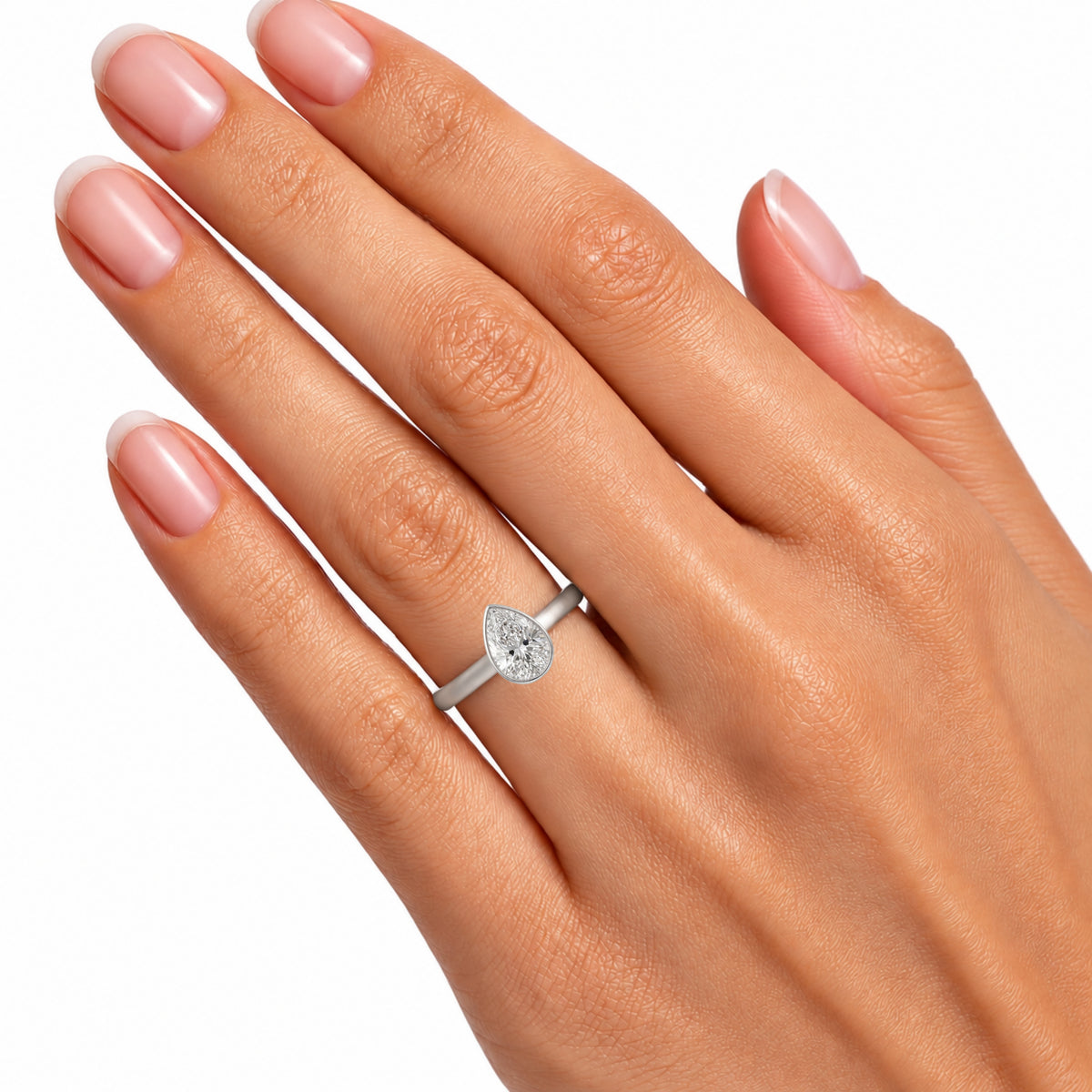 Solitaire Bezel Engagement Ring