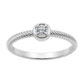 1/6 Carat T.W. Round-cut Lab Grown Diamond (F/VS+) 14K Gold Ring