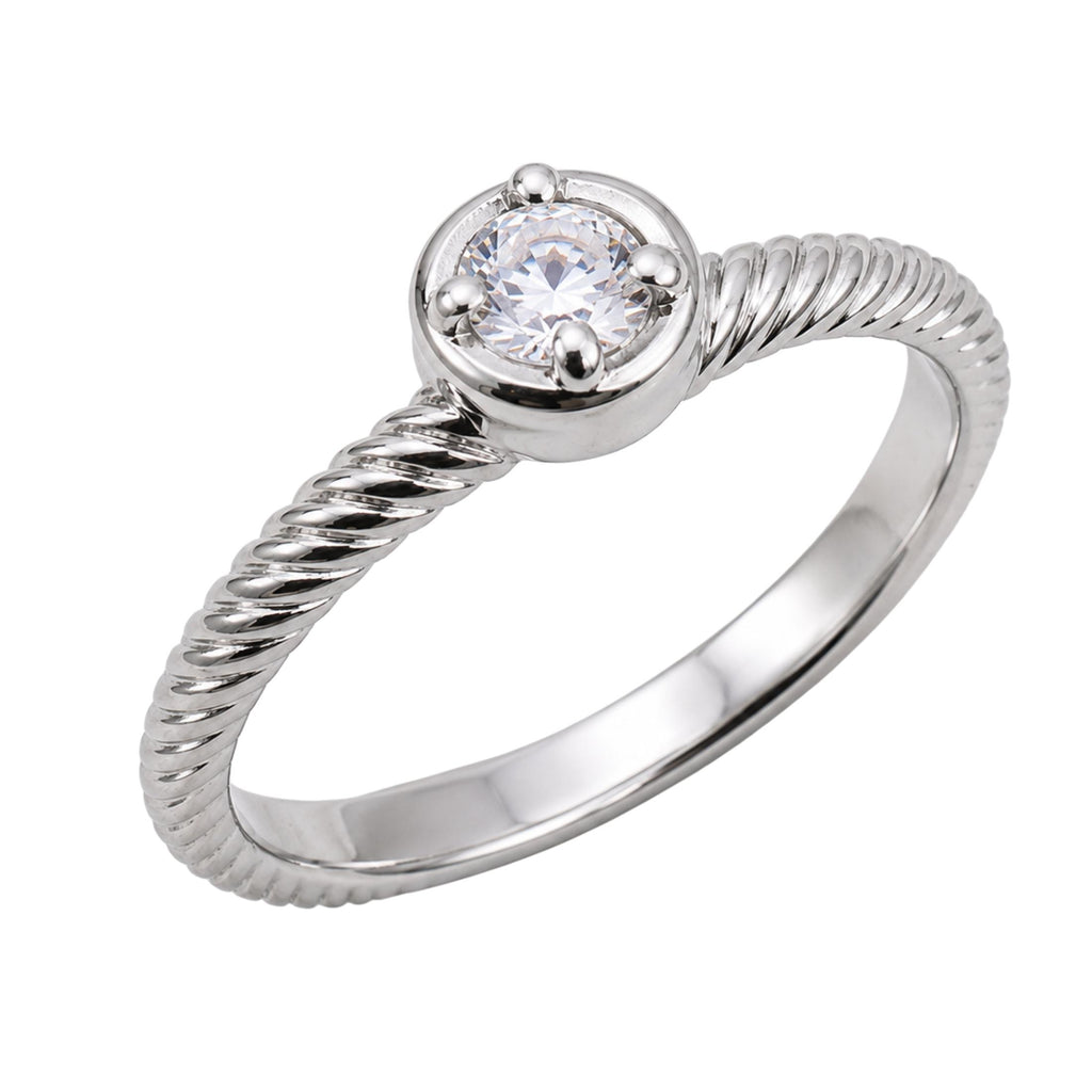1/6 Carat T.W. Round-cut Lab Grown Diamond (F/VS+) 14K Gold Ring