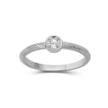 1/6 Carat T.W. Round-cut Lab Grown Diamond (F/VS+) 14K Gold Ring