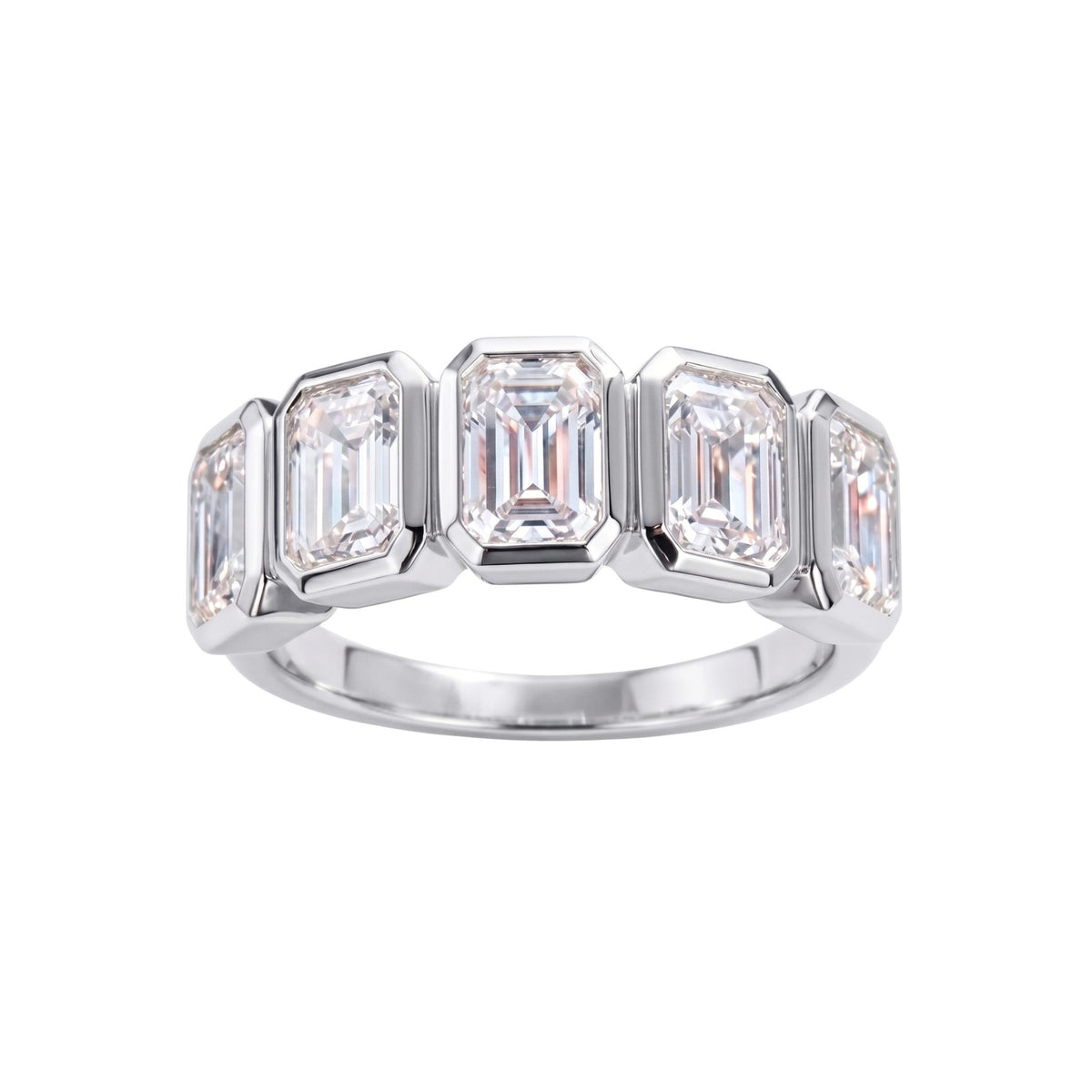 3 ctw Mixed Shape Five-Stone Engagement Ring