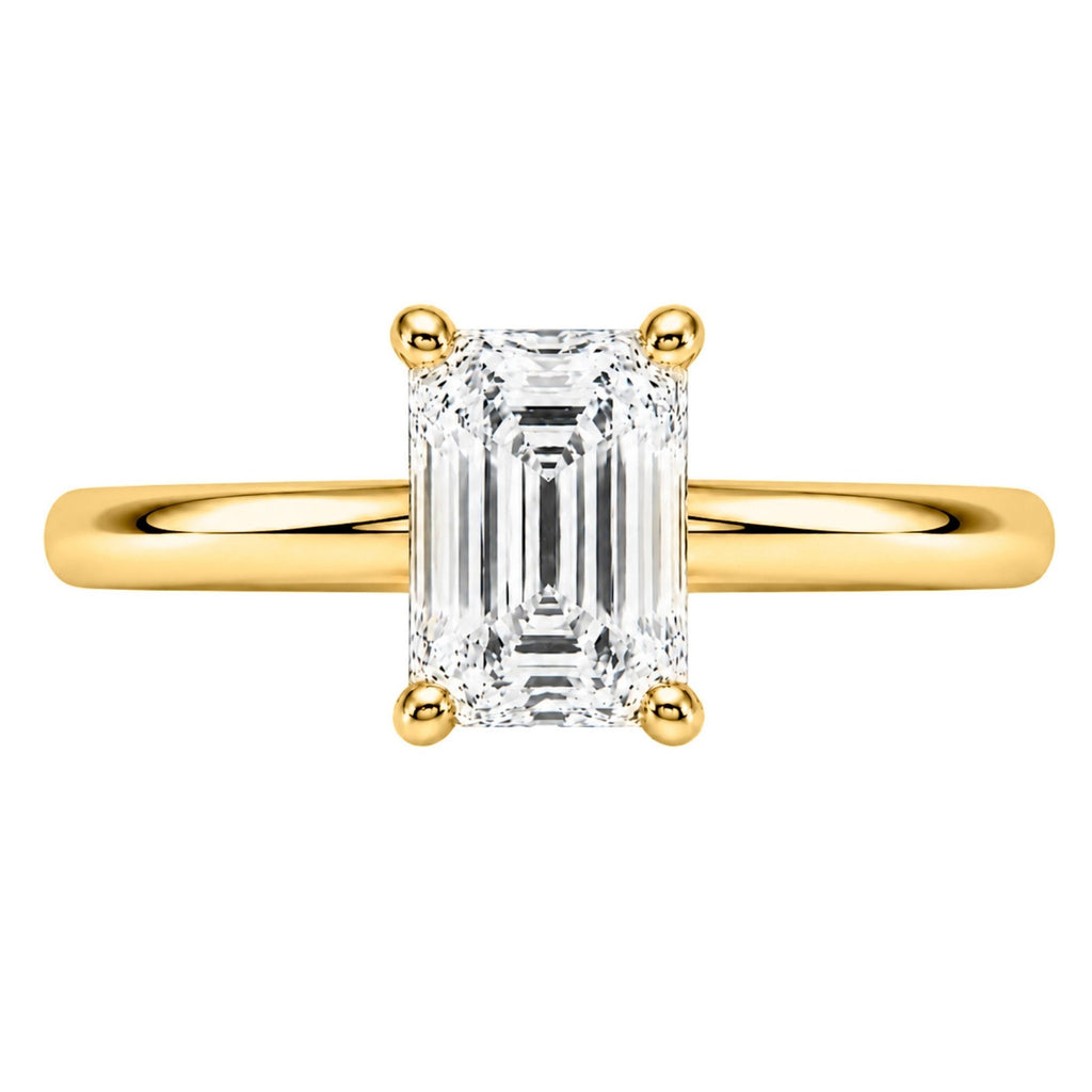 Diamonair Solitaire Ring Builder - Lab Grown Diamond 14K Gold Engagement Ring