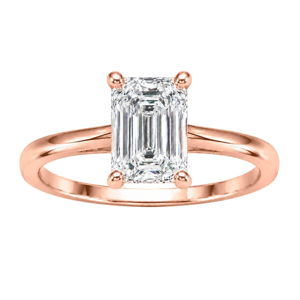 Diamonair Solitaire Ring Builder - Lab Grown Diamond 14K Gold Engagement Ring