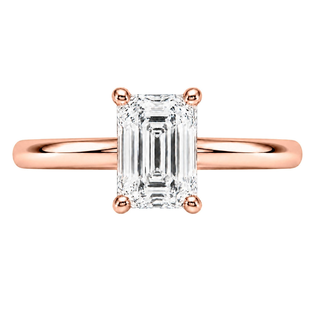 Diamonair Solitaire Ring Builder - Lab Grown Diamond 14K Gold Engagement Ring