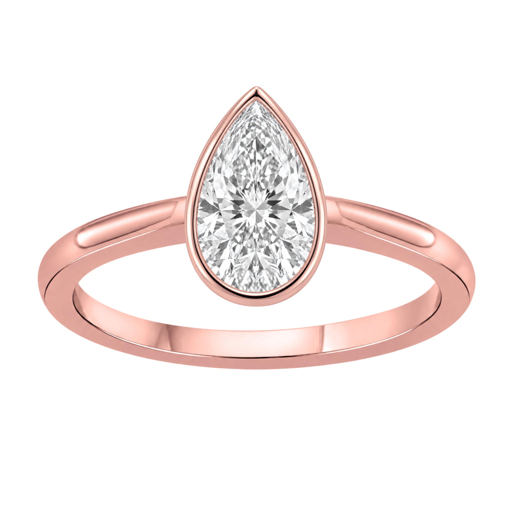 Solitaire Bezel Engagement Ring