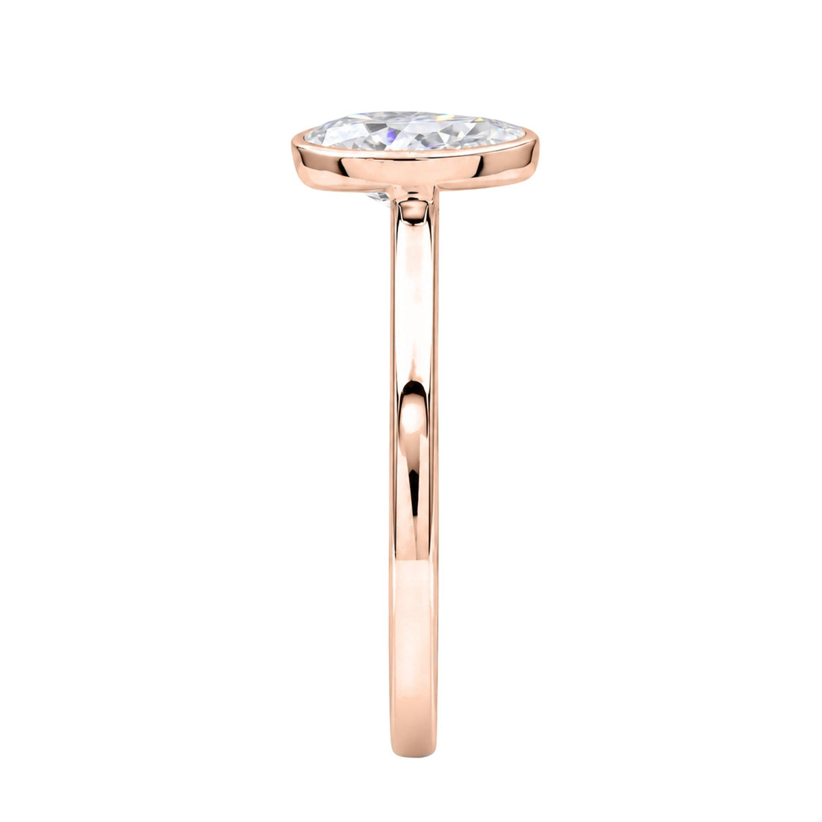 Solitaire Bezel Engagement Ring