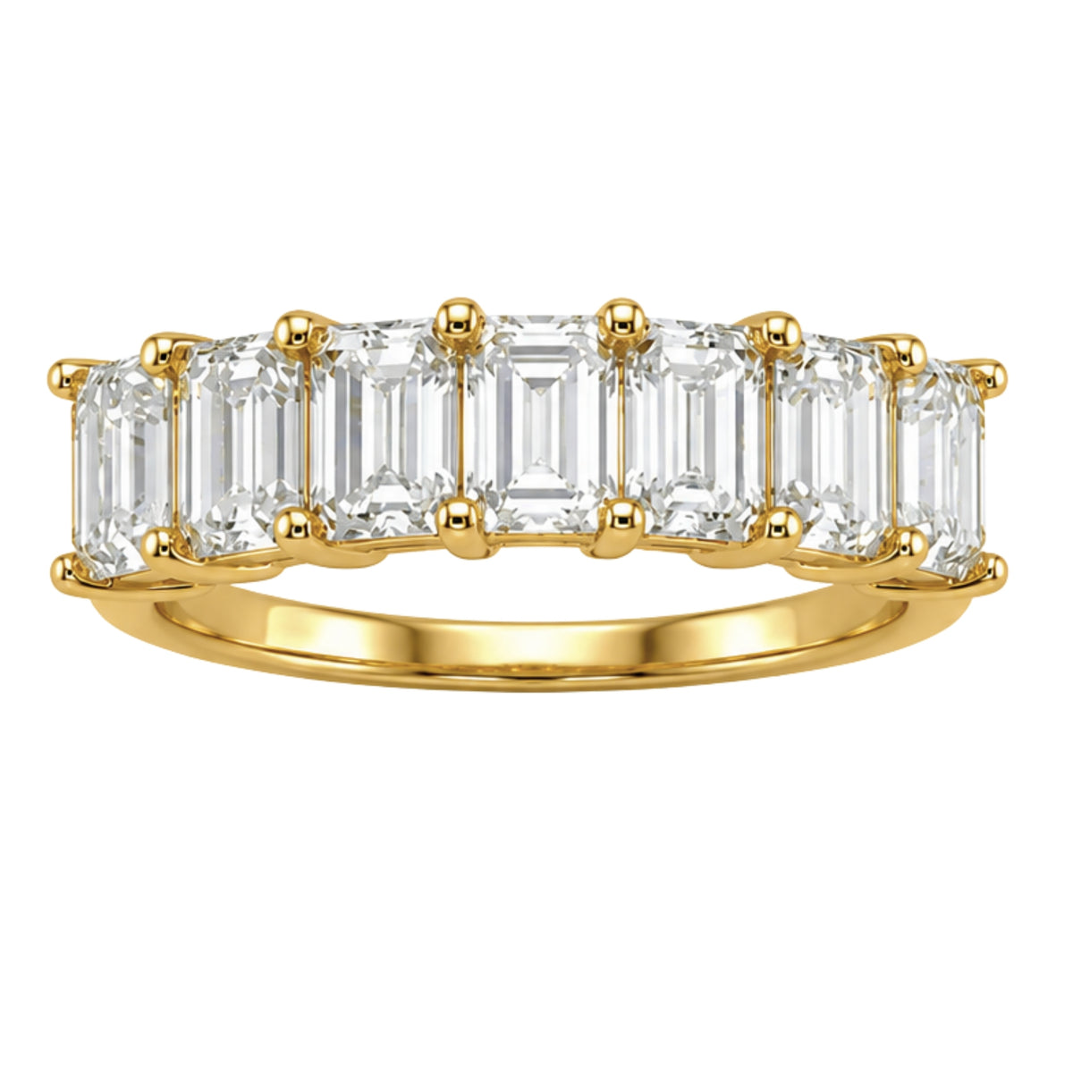 Diamonair 7 Stone Ring set - Lab Grown Diamond 14K Gold 7 Stone Ring