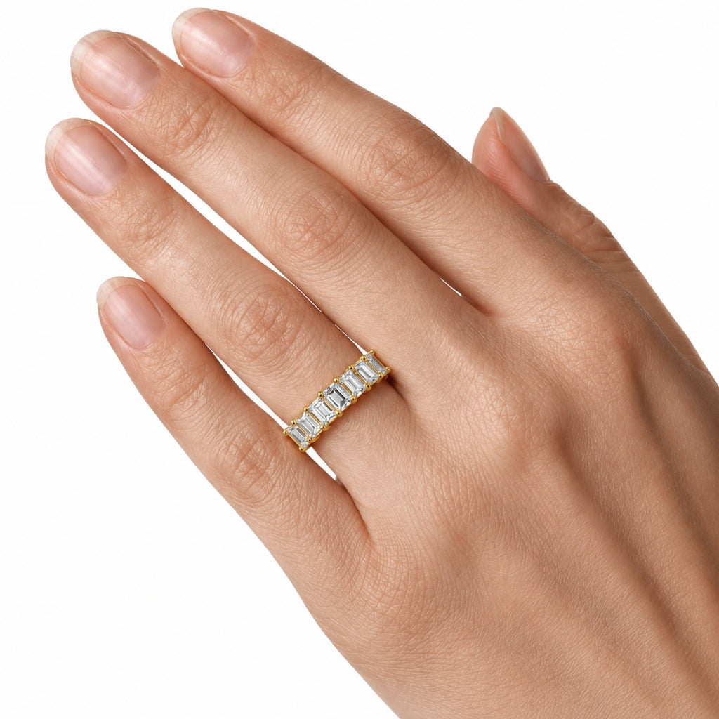 Diamonair 7 Stone Ring set - Lab Grown Diamond 14K Gold 7 Stone Ring