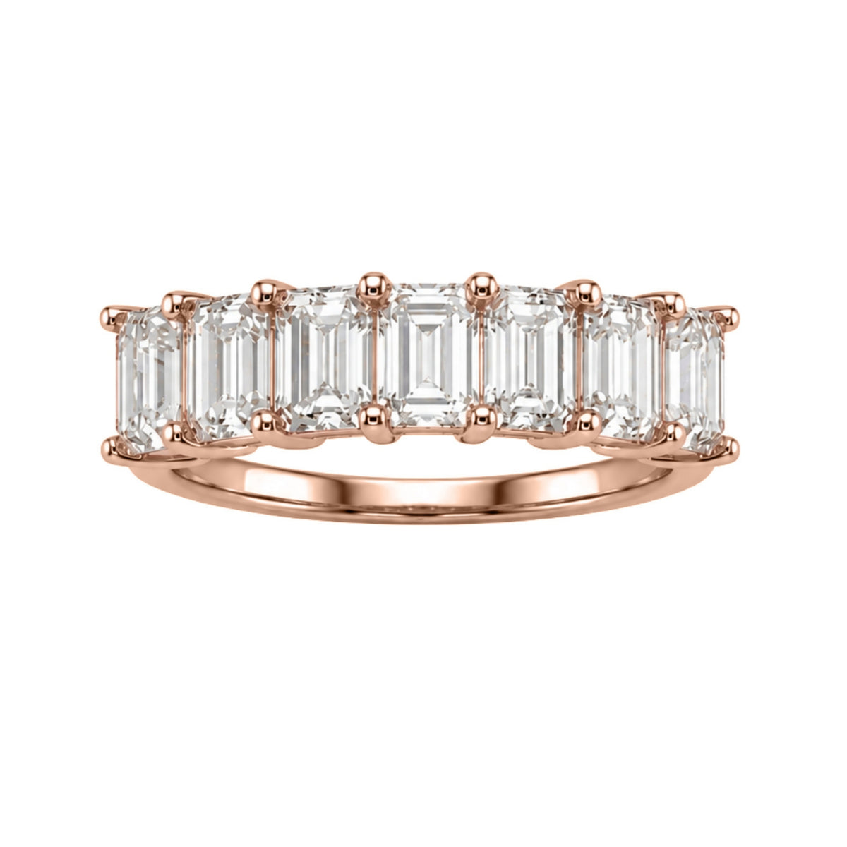 Diamonair 7 Stone Ring set - Lab Grown Diamond 14K Gold 7 Stone Ring