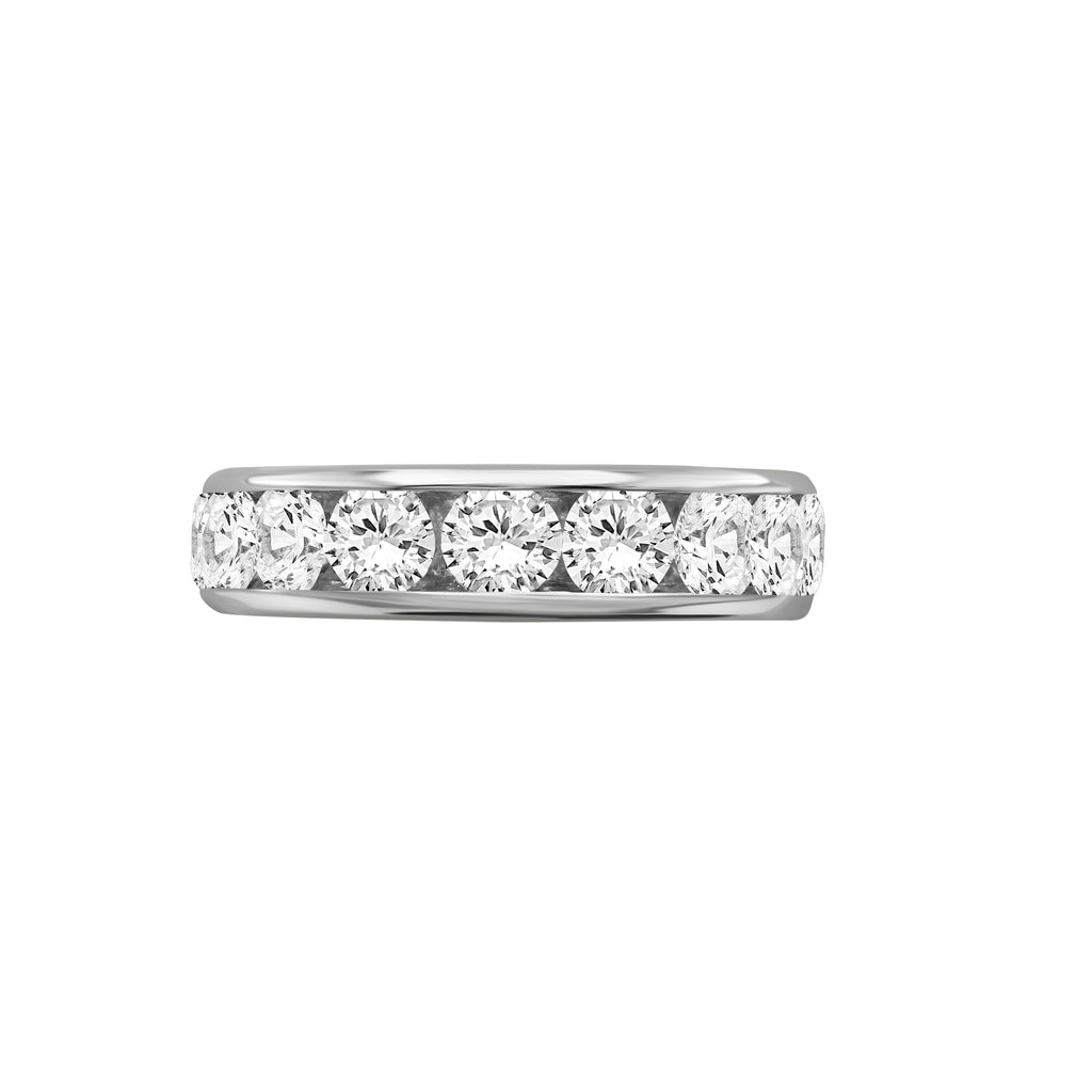 Diamonair Lab Grown Diamond (F/VS+) 1.00 carat Round cut Sterling Silver Ring - Sterling Silver | Gold over Silver