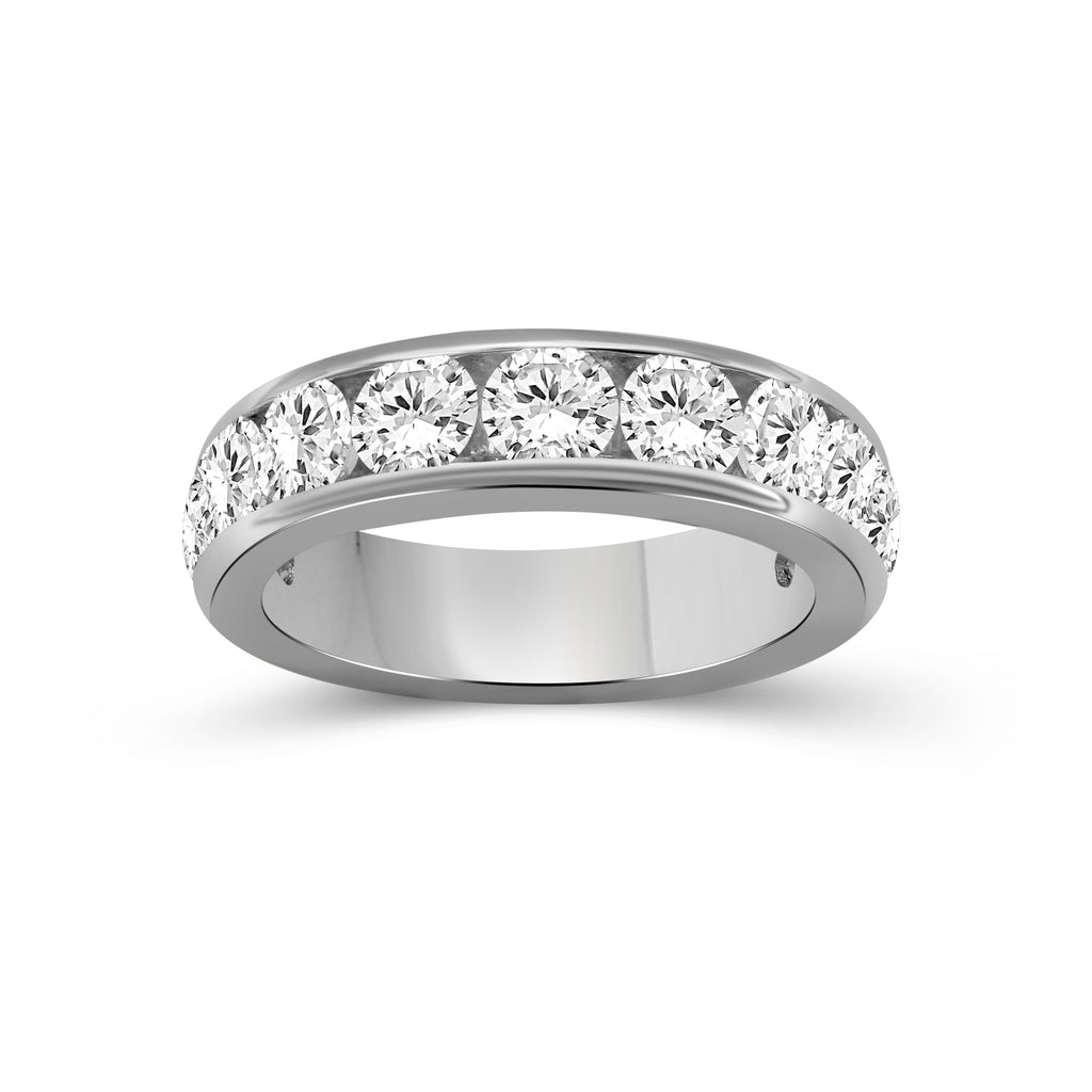 Diamonair Lab Grown Diamond (F/VS+) 1.00 carat Round cut Sterling Silver Ring - Sterling Silver | Gold over Silver
