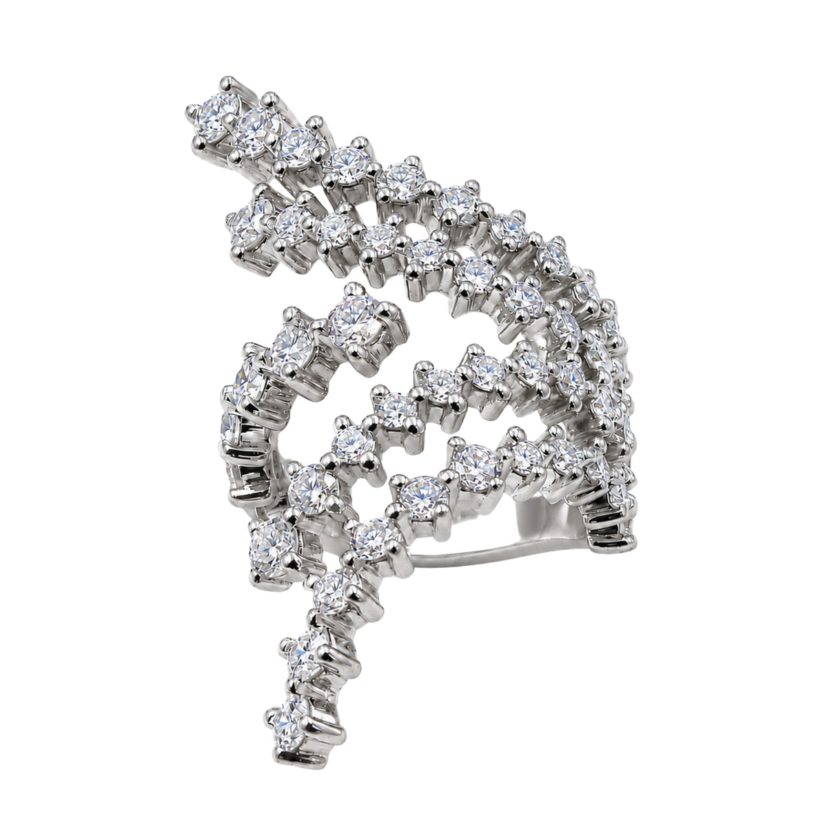 2-3 ctw Round Cluster Engagement Ring
