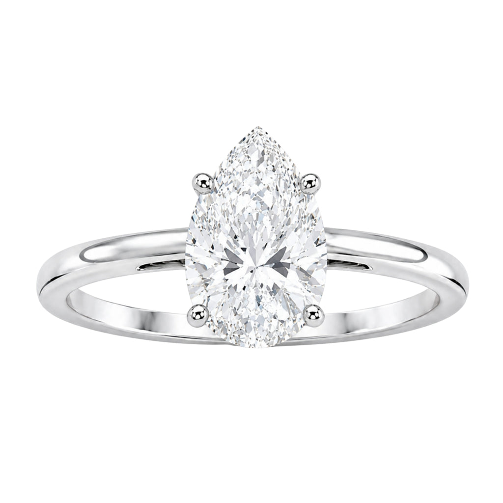 Diamonair Solitaire Ring Builder - Lab Grown Diamond 14K Gold Engagement Ring