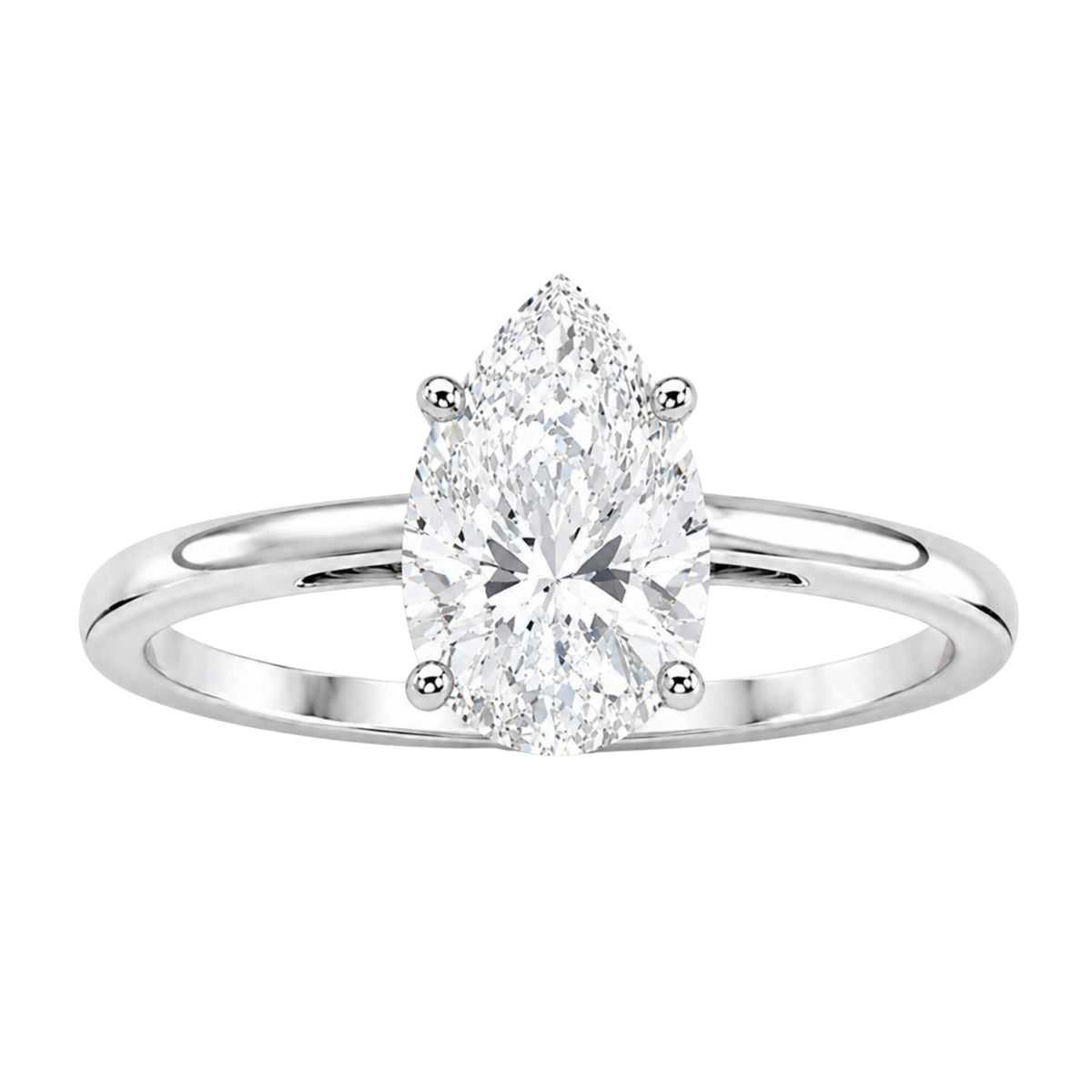 Diamonair Solitaire Ring Builder - Lab Grown Diamond 14K Gold Engagement Ring