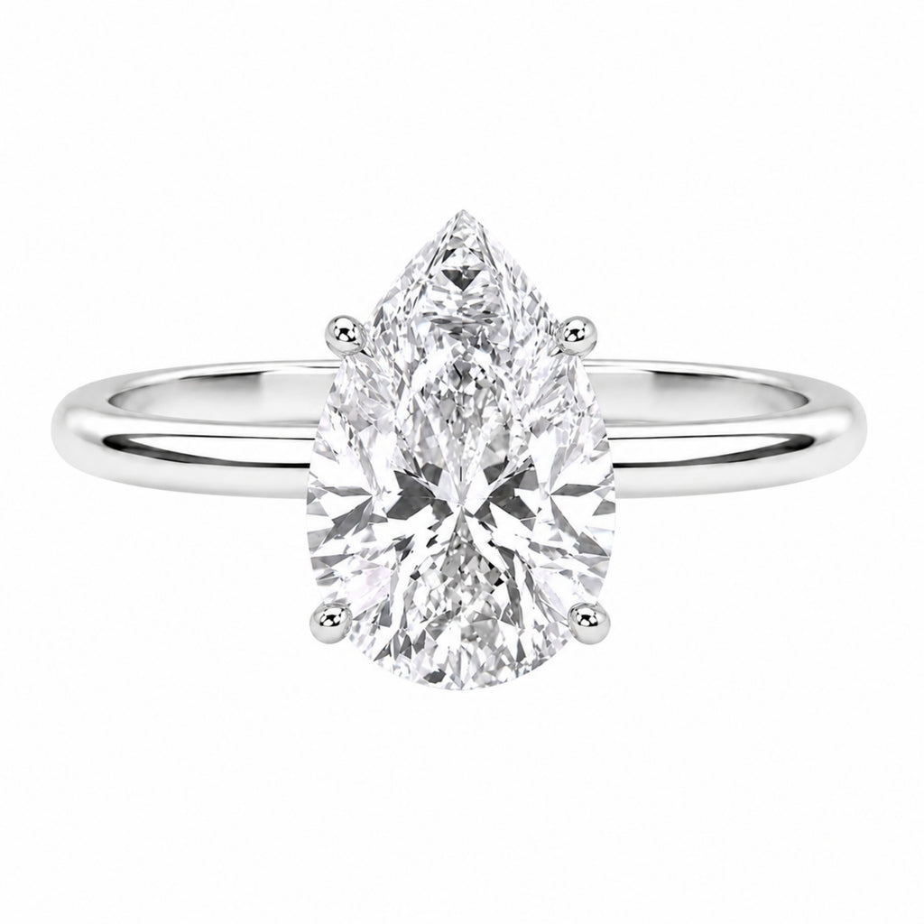 Diamonair Solitaire Ring Builder - Lab Grown Diamond 14K Gold Engagement Ring