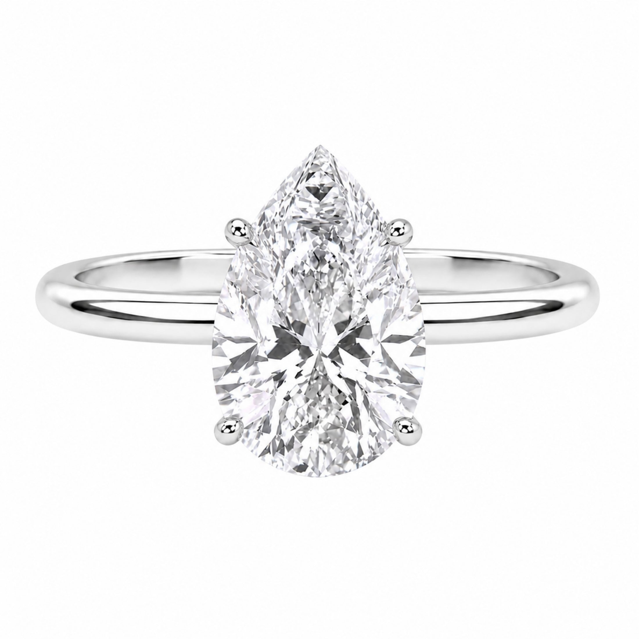Diamonair Solitaire Ring Builder - Lab Grown Diamond 14K Gold Engagement Ring