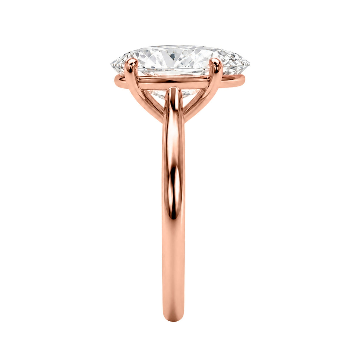 Diamonair Solitaire Ring Builder - Lab Grown Diamond 14K Gold Engagement Ring