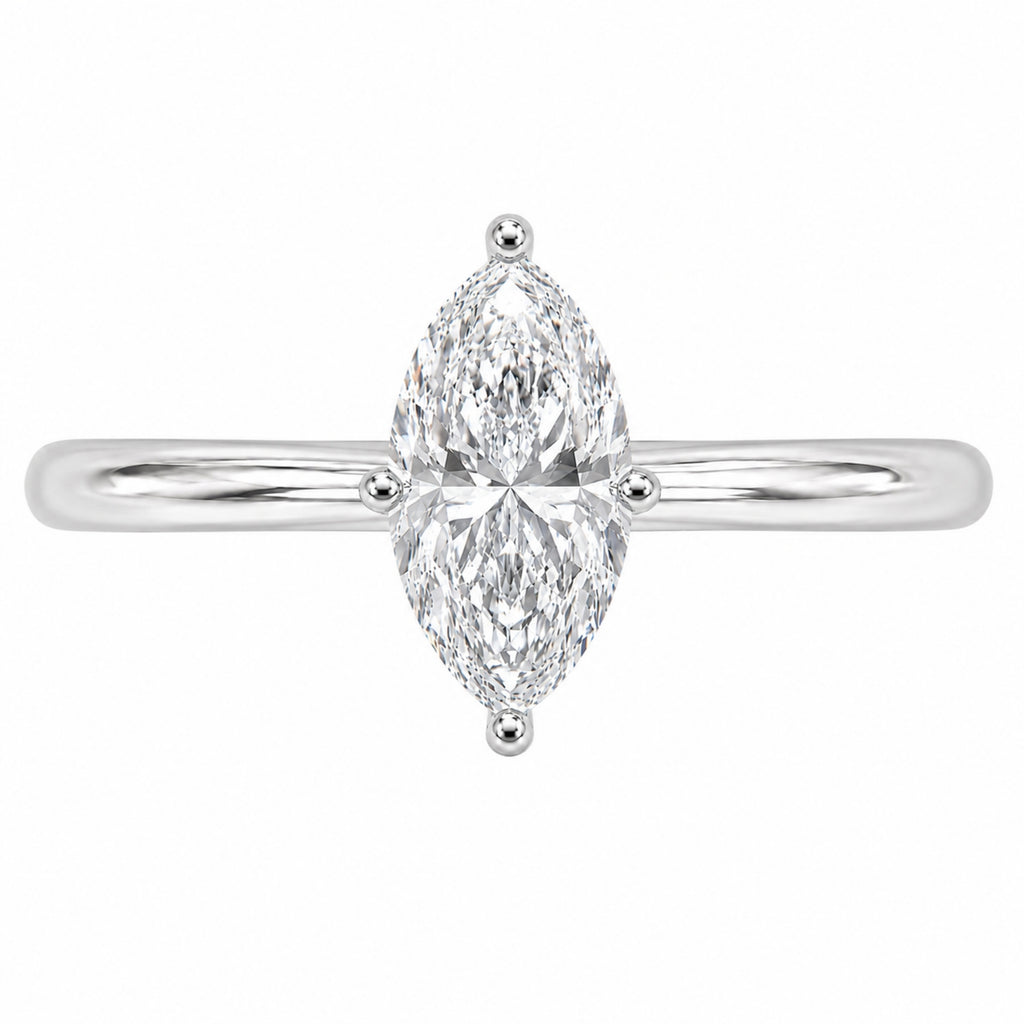 Diamonair Solitaire Ring Builder - Lab Grown Diamond 14K Gold Engagement Ring