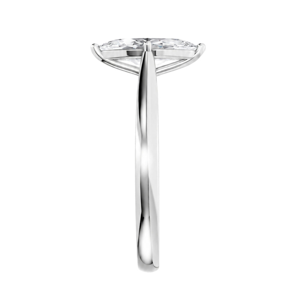 Diamonair Solitaire Ring Builder - Lab Grown Diamond 14K Gold Engagement Ring