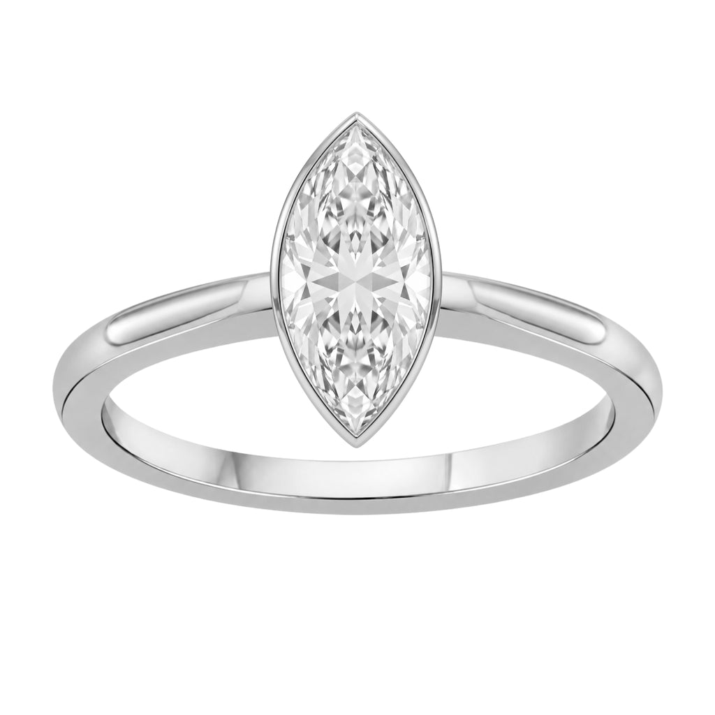 Solitaire Bezel Engagement Ring