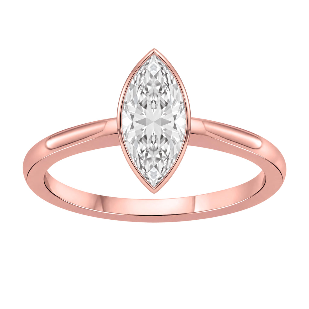 Solitaire Bezel Engagement Ring