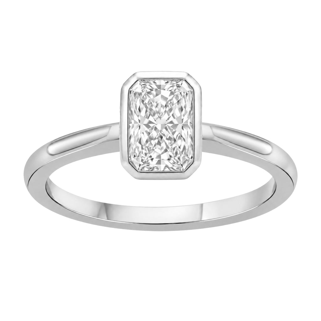 Solitaire Bezel Engagement Ring