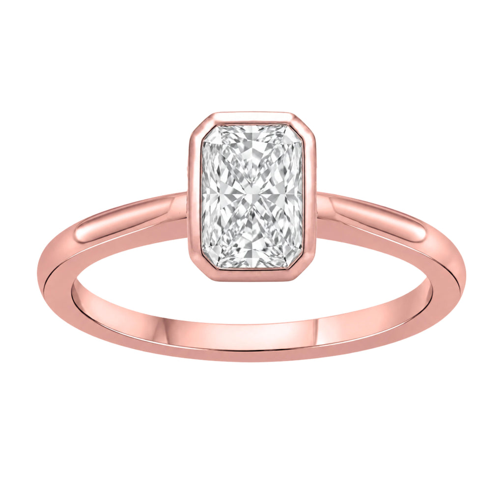 Solitaire Bezel Engagement Ring