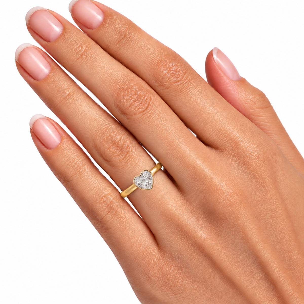 Solitaire Bezel Engagement Ring