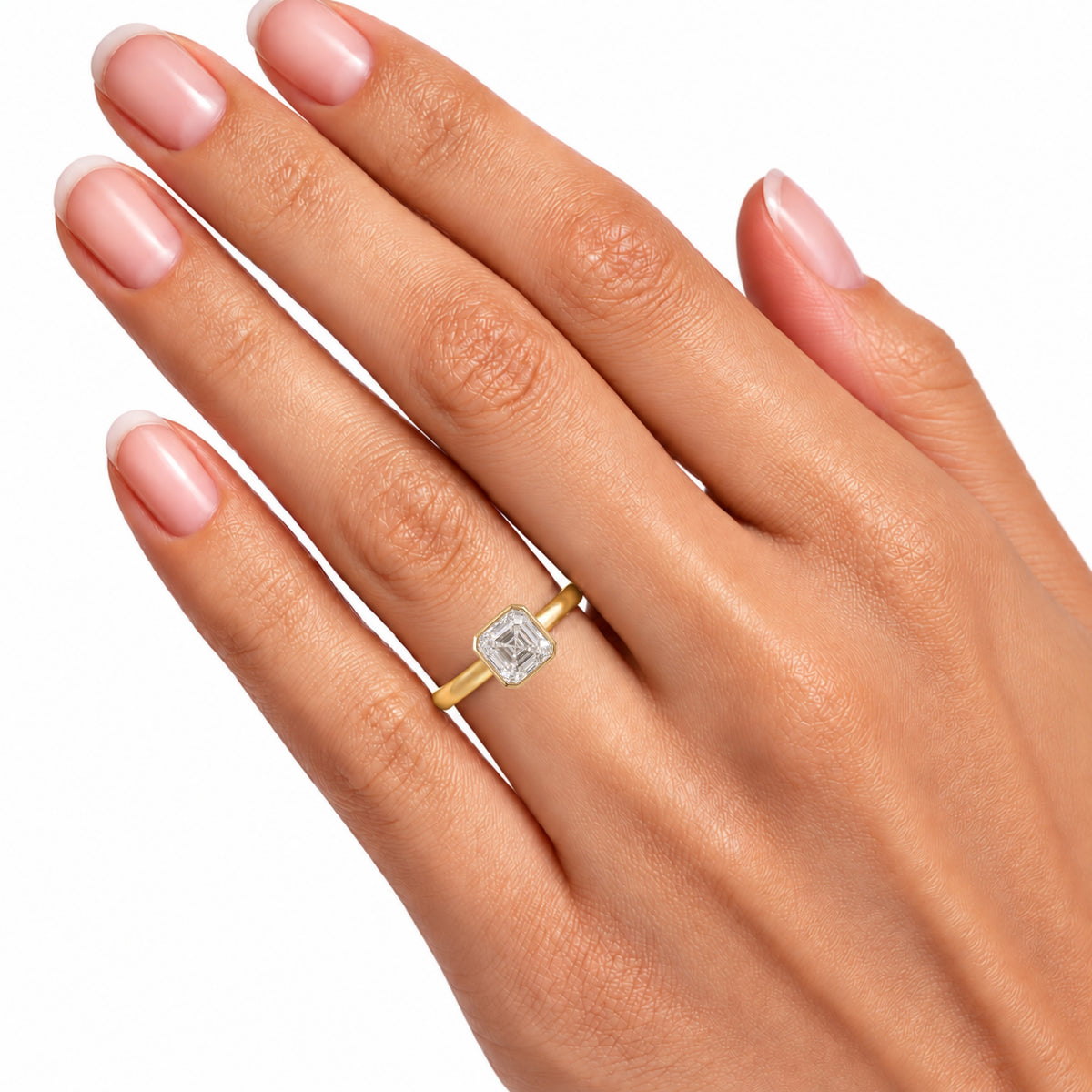Solitaire Bezel Engagement Ring