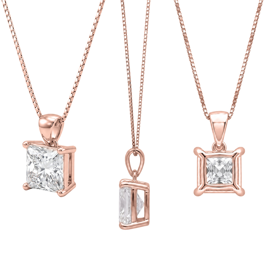 Prong Stud Pendant Gift Set
