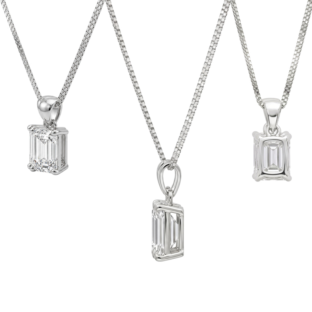 Prong Stud Pendant Gift Set
