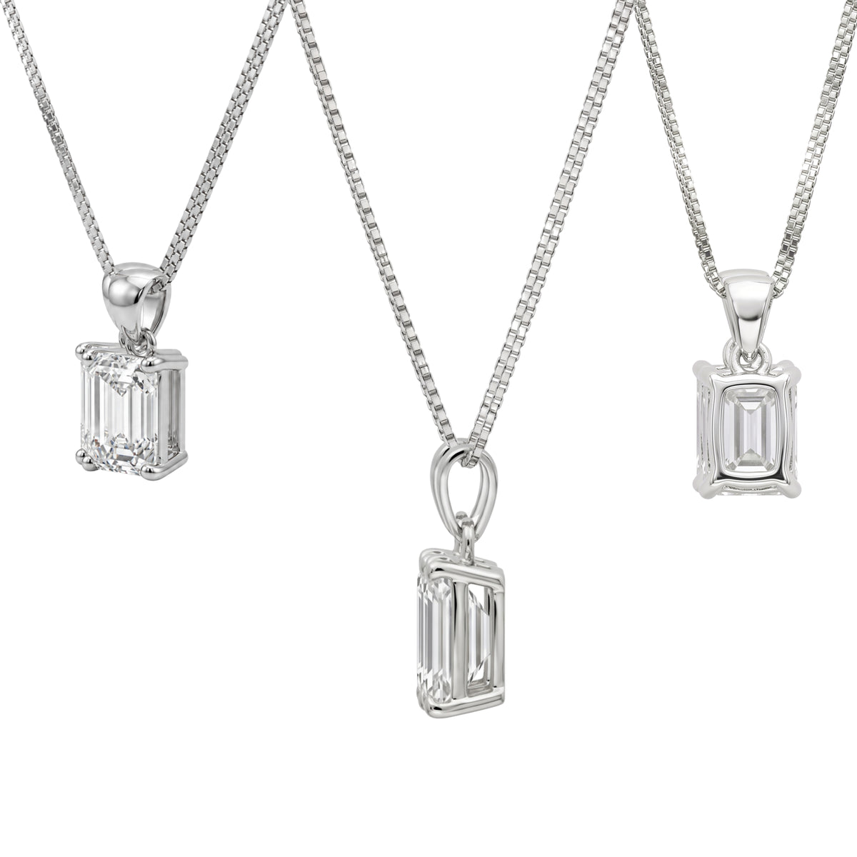 Prong Stud Pendant Gift Set