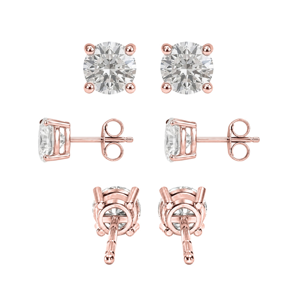 Prong Stud Pendant Gift Set