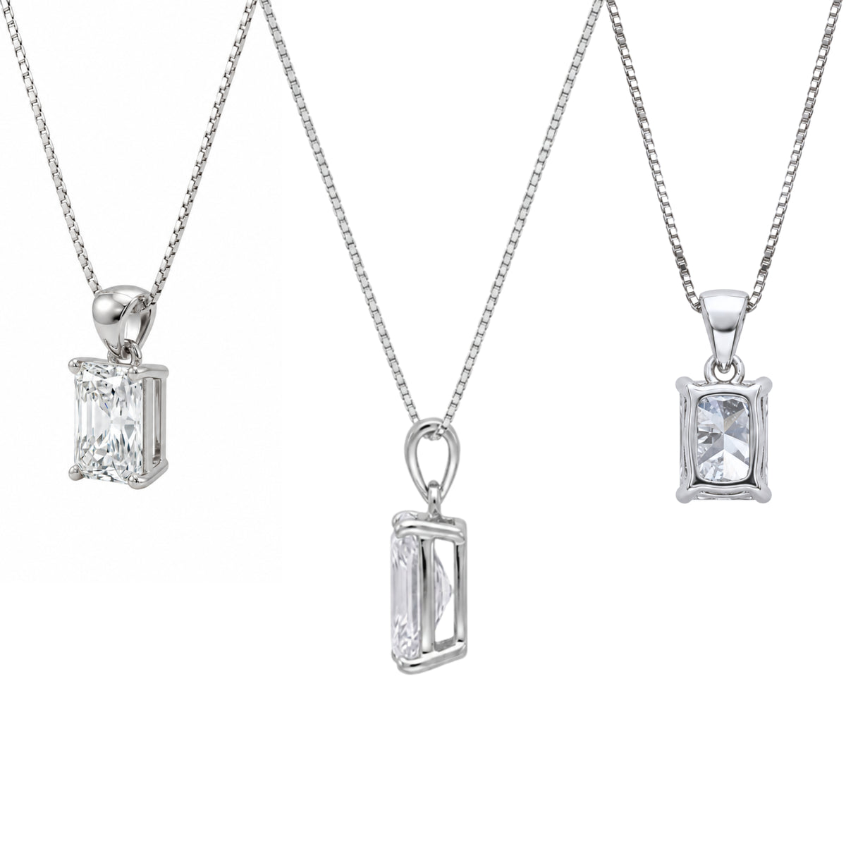 Prong Stud Pendant Gift Set