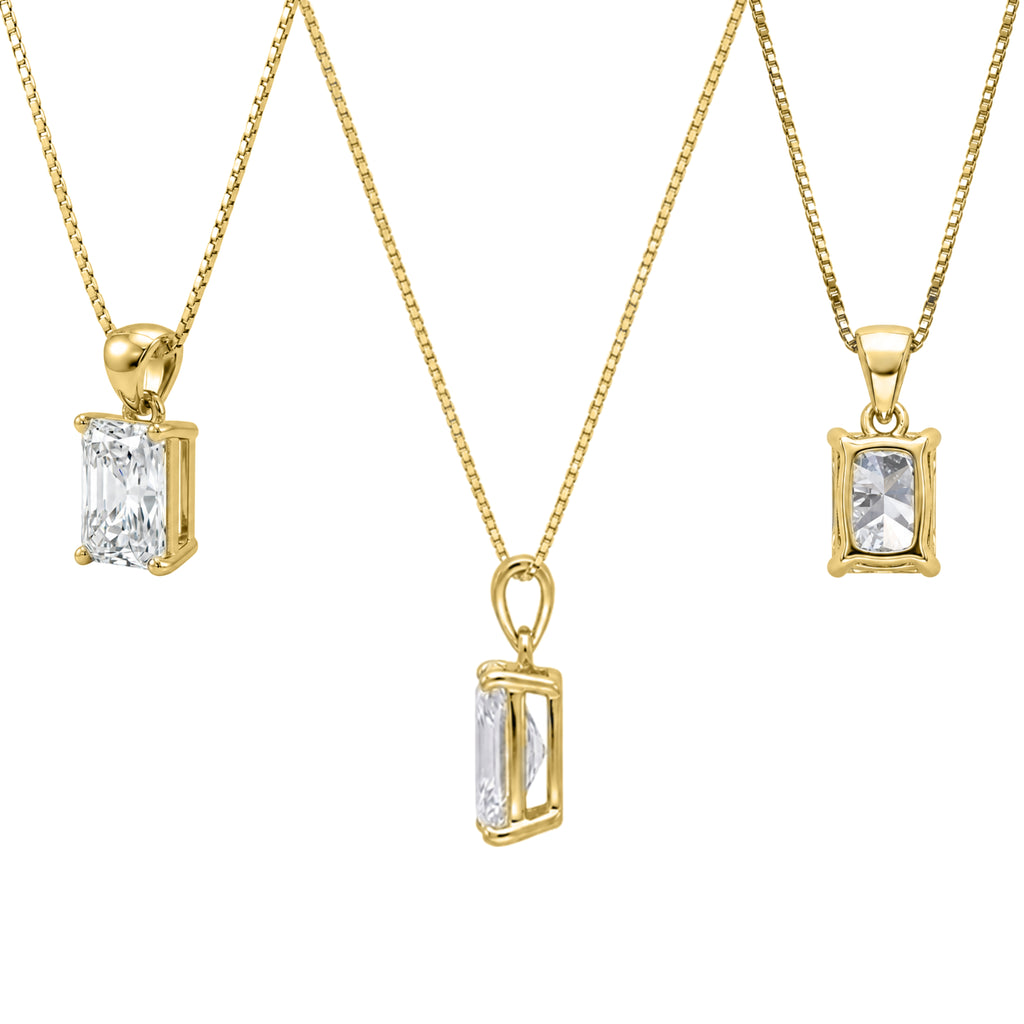 Prong Stud Pendant Gift Set