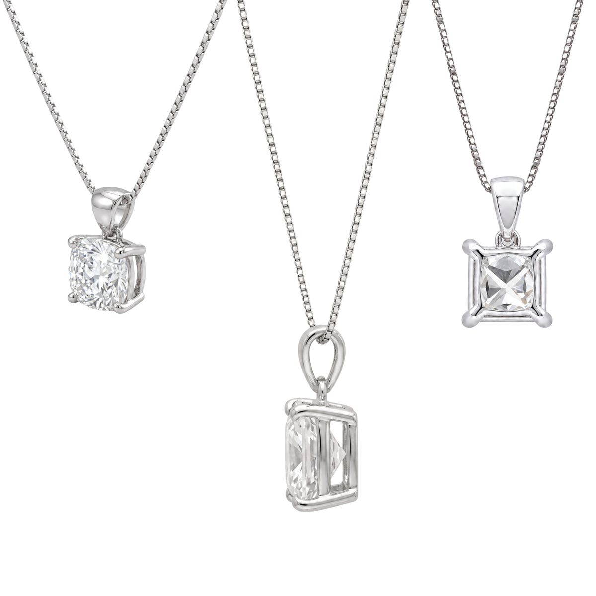 Prong Stud Pendant Gift Set