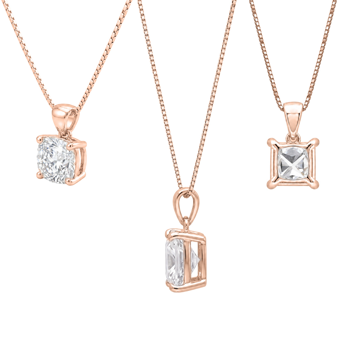 Prong Stud Pendant Gift Set