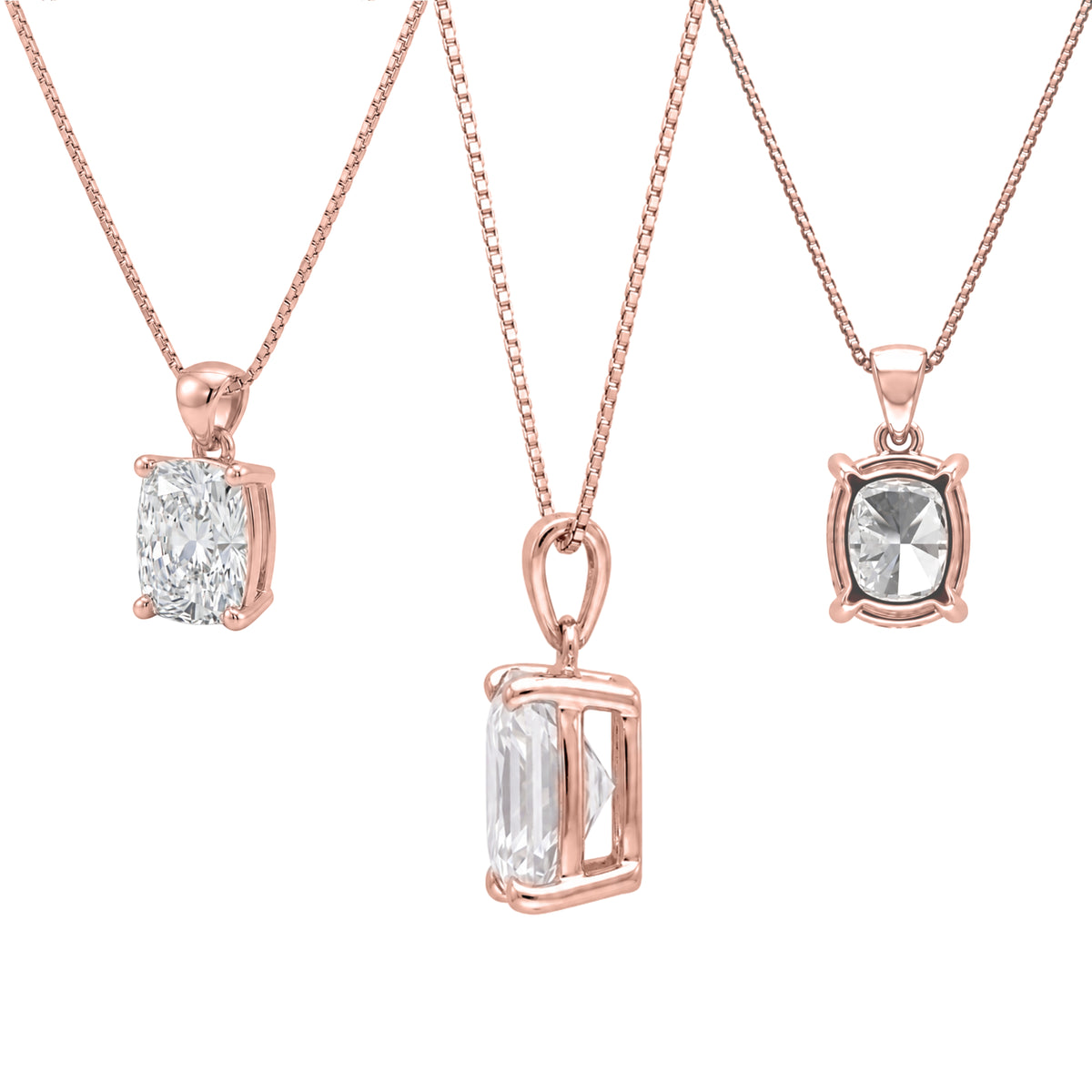 Prong Stud Pendant Gift Set