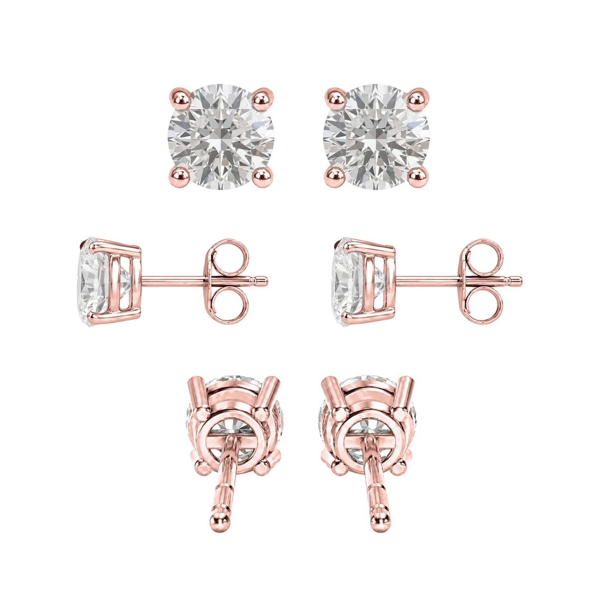 Prong Stud Pendant Gift Set