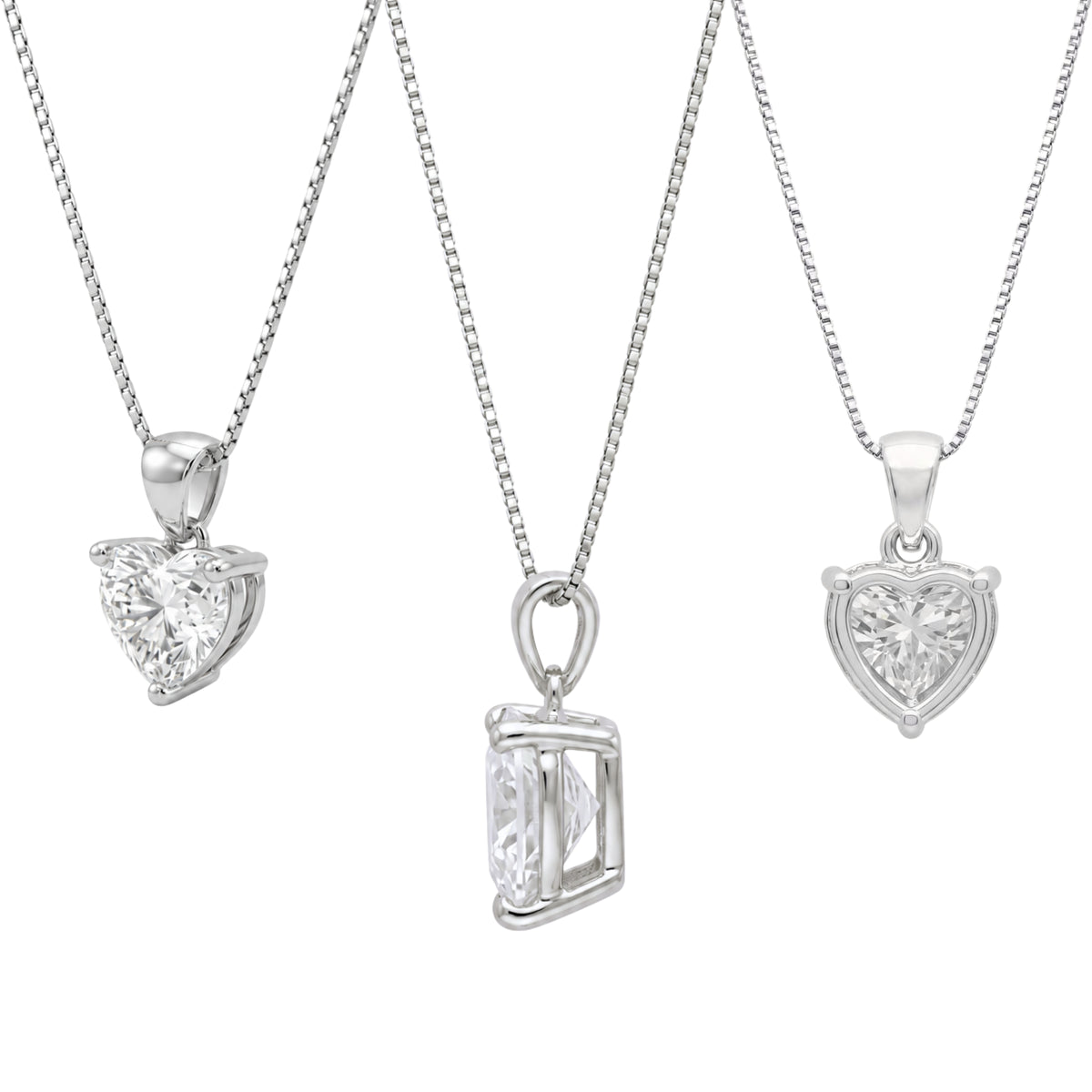 Prong Stud Pendant Gift Set