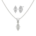 1-6 ctw Marquise Stud Pendant Gift Set