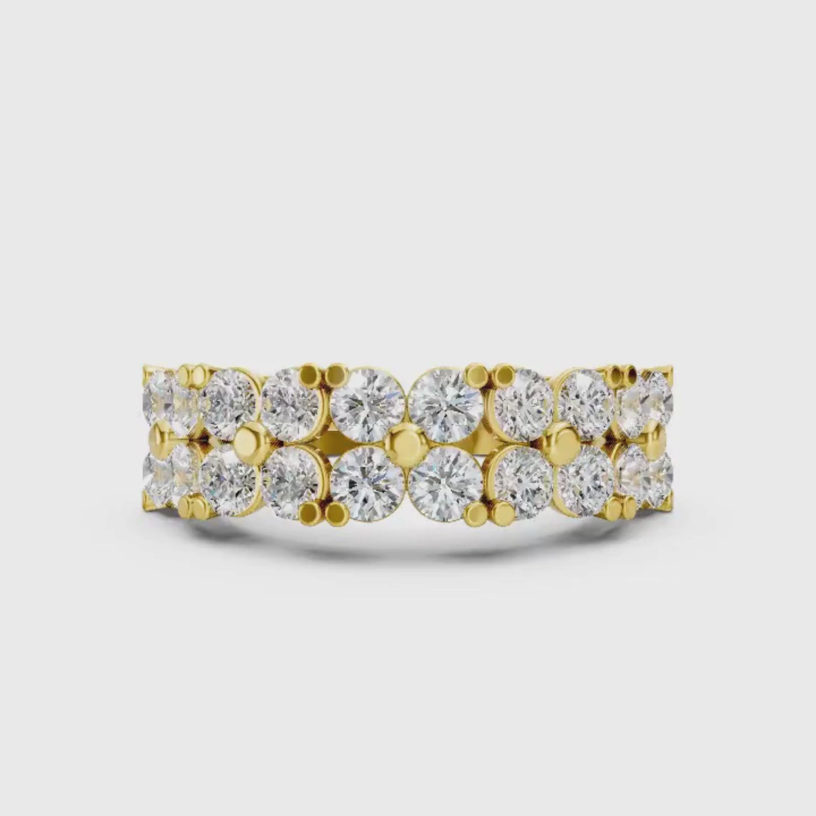 Diamonair Lab Grown Diamond (F/VS+) 1.00 carat Round cut Sterling Silver Ring - Sterling Silver