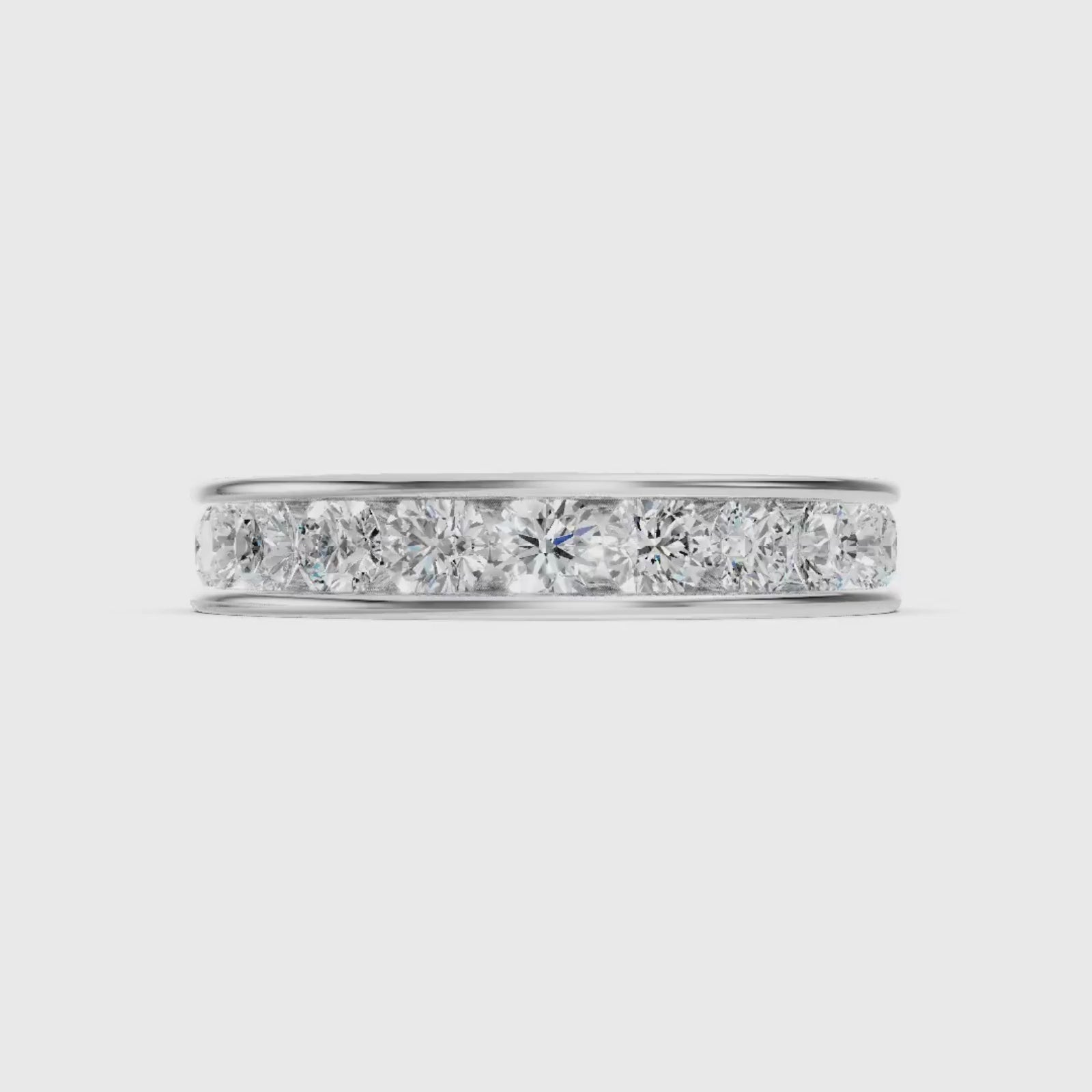Diamonair Lab Grown Diamond (F/VS+) 1.00 carat Round cut Sterling Silver Ring - Sterling Silver | Gold over Silver