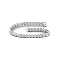 6.00 Carat T.W. Round-cut Lab Grown Diamond (F/VS+) 14K Gold Bracelet
