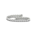 10.00 Carat T.W. Round-cut Lab Grown Diamond (F/VS+) 14K Gold Bracelet