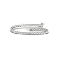 8 1/2 Carat T.W. Emerald-cut Lab Grown Diamond (F/VS+) 14K Gold Bracelet