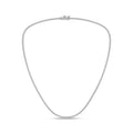 7.00 Carat T.W. Round-cut Lab Grown Diamond (F/VS+) 14K Gold Necklace