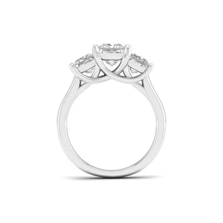 3.00 Carat T.W. Princess-cut Lab Grown Diamond ( G-H/VS ) 14K Gold 3 Stone Ring